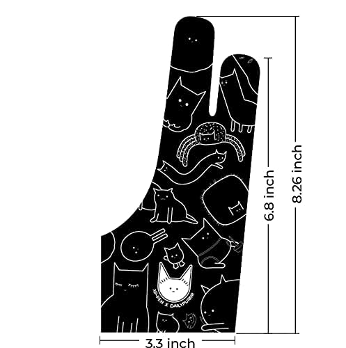 Amazon | XPPen 液晶ペンタブレット ペンタブレット用 手袋 2本指